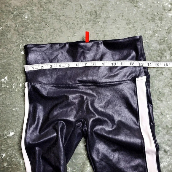 Spanx Faux Leather Side Stripe Legging - Picture 6 of 9